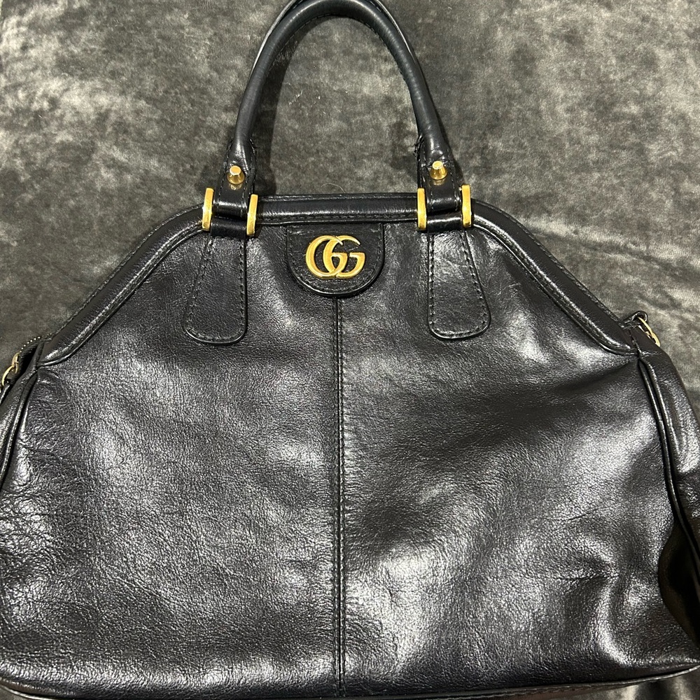 Gucci Black Leather Women's Bag